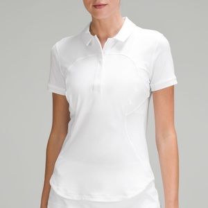 White Lululemon Short-Sleeve Polo - NEW with tags!